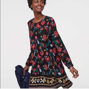 LOFT Stained Glass Swing Dress